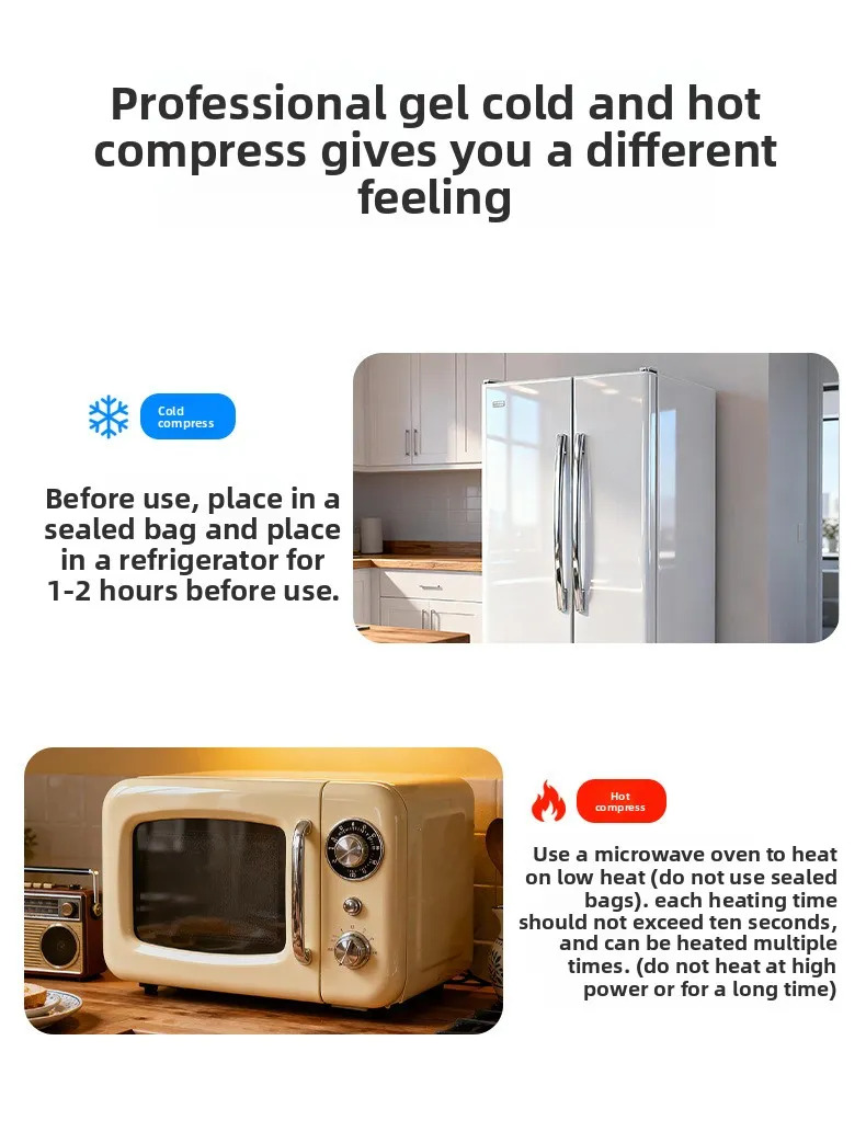 How to use cold and hot compress